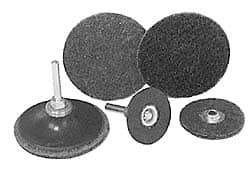 Superior Abrasives - 1-1/2" Disc Diam, Aluminum Oxide Quick Change Disc - Type S Attaching System, Nonwoven, Brown, Coarse Grade, FD Series - Exact Industrial Supply