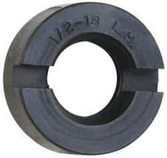 Sopko - 7/8" Diam Grinding Wheel Spindle Slotted Nut - 1/2-13 Thread Size, Left Handed, 5/16" Thick - Exact Industrial Supply