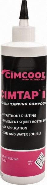 Cimcool - Cimtap II, 16 oz Bottle Tapping Fluid - Water Soluble, For Chip Welding, Tap Breakage, Tap Burning - Exact Industrial Supply
