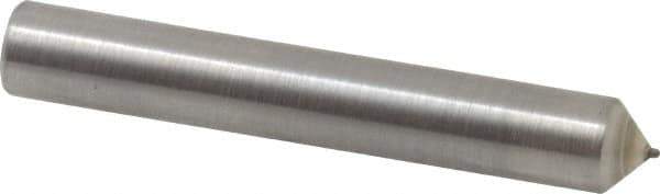 SPI - 0.02" Full Ball Radius Single Point Diamond Dresser - 2-1/2" Long x 3/8" Shank Diam - Exact Industrial Supply