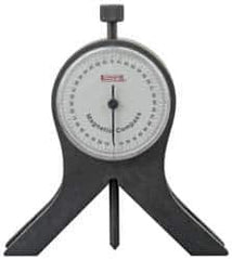 SPI - 9 Inch Long Blade, 360° Max Measurement, 1° Dial Graduation, Protractor - Accuracy Up to 3 Min - Exact Industrial Supply