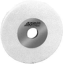 Grier Abrasives - 7" Diam x 1-1/4" Hole x 1/4" Thick, K Hardness, 80 Grit Surface Grinding Wheel - Aluminum Oxide, Type 1, Medium Grade, 3,600 Max RPM, Vitrified Bond, No Recess - Exact Industrial Supply