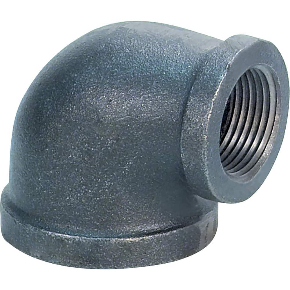Black Pipe Fittings; Fitting Type: Reducing Elbow; Fitting Size: 2″ x 1/2″; Material: Malleable Iron; Finish: Black; Fitting Shape: 90 ™ Elbow; Thread Standard: NPT; Connection Type: Threaded; Lead Free: No; Standards:  ™ASME ™B1.2.1; ASME ™B16.3;  ™UL ™L
