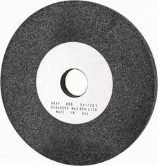 Grier Abrasives - 60 Grit Aluminum Oxide Bench and Pedestal Grinding Wheel - Exact Industrial Supply