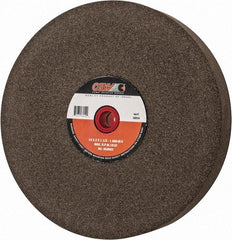 Camel Grinding Wheels - 60 Grit Aluminum Oxide Bench & Pedestal Grinding Wheel - 14" Diam x 1-1/2" Hole x 2" Thick, 1773 Max RPM, M Hardness, Medium Grade , Vitrified Bond - Exact Industrial Supply