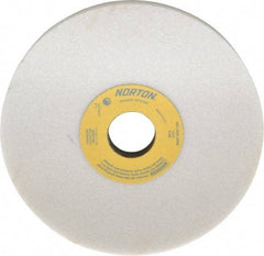 Norton - 7" Diam x 1-1/4" Hole x 3/4" Thick, I Hardness, 46 Grit Surface Grinding Wheel - Aluminum Oxide, Type 5, Coarse Grade, 3,600 Max RPM, Vitrified Bond, One-Side Recess - Exact Industrial Supply