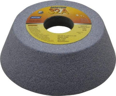 Norton - 6" Diam, 1-1/4" Hole Size, 2" Overall Thickness, 46 Grit, Type 11 Tool & Cutter Grinding Wheel - Coarse Grade, Aluminum Oxide, J Hardness, Vitrified Bond, 3,820 RPM - Exact Industrial Supply