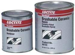 Loctite - 2 Lb Kit Gray Epoxy Resin Filler/Repair Caulk - 248°F Max Operating Temp, 6 hr Full Cure Time, Series 209 - Exact Industrial Supply