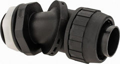Hubbell Wiring Device-Kellems - 1" Trade, Nylon Push In Flexible Liquidtight Conduit Connector - Noninsulated - Exact Industrial Supply