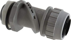 Hubbell Wiring Device-Kellems - 1" Trade, Nylon Push In Flexible Liquidtight Conduit Connector - Noninsulated - Exact Industrial Supply