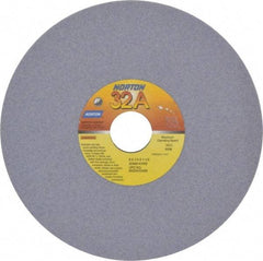 Norton - 8" Diam x 1-1/4" Hole x 1/4" Thick, K Hardness, 80 Grit Surface Grinding Wheel - Aluminum Oxide, Type 1, Medium Grade, 3,600 Max RPM, Vitrified Bond, No Recess - Exact Industrial Supply