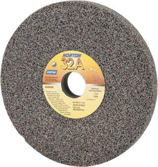 Norton - 8" Diam x 1-1/4" Hole x 3/4" Thick, G Hardness, 46 Grit Surface Grinding Wheel - Aluminum Oxide, Type 1, Coarse Grade, 3,105 Max RPM, Vitrified Bond, No Recess - Exact Industrial Supply