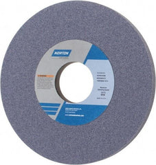 Norton - 12" Diam x 3" Hole x 3/4" Thick, K Hardness, 60 Grit Surface Grinding Wheel - Aluminum Oxide, Type 1, Medium Grade, 2,070 Max RPM, Vitrified Bond, No Recess - Exact Industrial Supply