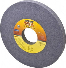 Norton - 12" Diam x 3" Hole x 1" Thick, J Hardness, 46 Grit Surface Grinding Wheel - Aluminum Oxide, Type 1, Coarse Grade, 2,070 Max RPM, Vitrified Bond, No Recess - Exact Industrial Supply