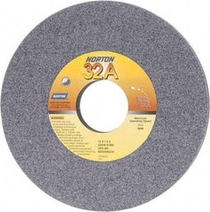 Norton - 12" Diam x 3" Hole x 1" Thick, K Hardness, 46 Grit Surface Grinding Wheel - Aluminum Oxide, Type 1, Coarse Grade, 2,070 Max RPM, Vitrified Bond, No Recess - Exact Industrial Supply