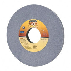 Norton - 12" Diam x 3" Hole x 1" Thick, K Hardness, 60 Grit Surface Grinding Wheel - Aluminum Oxide, Type 1, Medium Grade, 2,070 Max RPM, Vitrified Bond, No Recess - Exact Industrial Supply