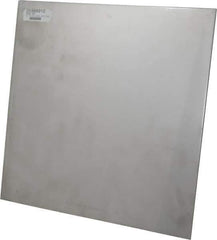 Made in USA - 0.12 Inch Thick x 12 Inch Wide x 12 Inch Long, 304 Stainless Steel Sheet - Cold Rolled, Bright Finish, #2B - Exact Industrial Supply