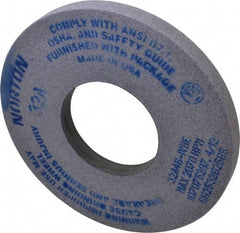 Norton - 12" Diam x 5" Hole x 1" Thick, I Hardness, 46 Grit Surface Grinding Wheel - Aluminum Oxide, Type 1, Coarse Grade, 2,070 Max RPM, Vitrified Bond, No Recess - Exact Industrial Supply