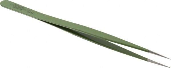 Dumont Minute Man - 5-1/2" OAL SS Assembly Tweezers - Stainless Steel, SS Pattern - Exact Industrial Supply