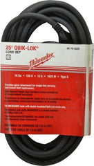 Milwaukee Tool - Power Drill Quik-Lok Cord Set - For All Magnum Drills - Exact Industrial Supply