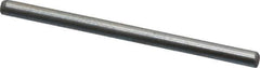Value Collection - 1/16" Diam x 1" Pin Length Grade 8 Alloy Steel Standard Dowel Pin - C 50-58 Hardness, 800 Lb Breaking Strength, 1 Beveled & 1 Rounded End - Exact Industrial Supply