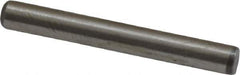 Value Collection - 1/8" Diam x 1" Pin Length Grade 8 Alloy Steel Standard Dowel Pin - C 50-58 Hardness, 3,200 Lb Breaking Strength, 1 Beveled & 1 Rounded End - Exact Industrial Supply