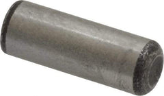 Value Collection - 5/16" Diam x 7/8" Pin Length Grade 8 Alloy Steel Standard Dowel Pin - C 50-58 Hardness, 20,000 Lb Breaking Strength, 1 Beveled & 1 Rounded End - Exact Industrial Supply