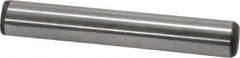 Value Collection - 5/16" Diam x 2" Pin Length Grade 8 Alloy Steel Standard Dowel Pin - C 50-58 Hardness, 20,000 Lb Breaking Strength, 1 Beveled & 1 Rounded End - Exact Industrial Supply