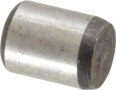 Value Collection - 3/8" Diam x 1/2" Pin Length Grade 8 Alloy Steel Standard Dowel Pin - C 50-58 Hardness, 28,700 Lb Breaking Strength, 1 Beveled & 1 Rounded End - Exact Industrial Supply
