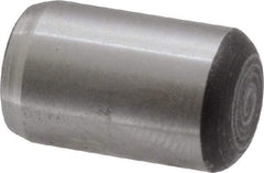 Value Collection - 3/8" Diam x 5/8" Pin Length Grade 8 Alloy Steel Standard Dowel Pin - C 50-58 Hardness, 28,700 Lb Breaking Strength, 1 Beveled & 1 Rounded End - Exact Industrial Supply