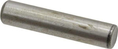 Value Collection - 3/8" Diam x 1-3/4" Pin Length Grade 8 Alloy Steel Standard Dowel Pin - C 50-58 Hardness, 28,700 Lb Breaking Strength, 1 Beveled & 1 Rounded End - Exact Industrial Supply