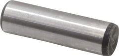 Value Collection - 7/16" Diam x 1-1/2" Pin Length Grade 8 Alloy Steel Standard Dowel Pin - C 50-58 Hardness, 39,100 Lb Breaking Strength, 1 Beveled & 1 Rounded End - Exact Industrial Supply