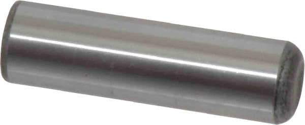 Value Collection - 1/2" Diam x 1-3/4" Pin Length Grade 8 Alloy Steel Standard Dowel Pin - C 50-58 Hardness, 51,000 Lb Breaking Strength, 1 Beveled & 1 Rounded End - Exact Industrial Supply