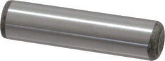 Value Collection - 1/2" Diam x 2" Pin Length Grade 8 Alloy Steel Standard Dowel Pin - C 50-58 Hardness, 51,000 Lb Breaking Strength, 1 Beveled & 1 Rounded End - Exact Industrial Supply