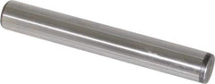 Value Collection - 1/2" Diam x 3-1/2" Pin Length Grade 8 Alloy Steel Standard Dowel Pin - C 50-58 Hardness, 51,000 Lb Breaking Strength, 1 Beveled & 1 Rounded End - Exact Industrial Supply