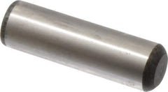 Value Collection - 3/4" Diam x 2-1/2" Pin Length Grade 8 Alloy Steel Standard Dowel Pin - C 50-58 Hardness, 114,000 Lb Breaking Strength, 1 Beveled & 1 Rounded End - Exact Industrial Supply