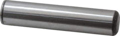 Value Collection - 7/8" Diam x 4" Pin Length Grade 8 Alloy Steel Standard Dowel Pin - C 50-58 Hardness, 156,000 Lb Breaking Strength, 1 Beveled & 1 Rounded End - Exact Industrial Supply