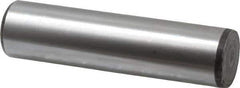 Value Collection - 1" Diam x 4" Pin Length Grade 8 Alloy Steel Standard Dowel Pin - C 50-58 Hardness, 204,000 Lb Breaking Strength, 1 Beveled & 1 Rounded End - Exact Industrial Supply