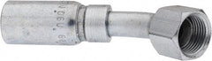 Eaton - 3/4-16 Thread Hydraulic Hose Elbow - 3/8" Hose Diam - Exact Industrial Supply