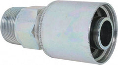 Eaton - 1 - 1/4-11-1/2 Thread Straight Hydraulic Hose Fitting - 1 1/4" Hose Diam - Exact Industrial Supply