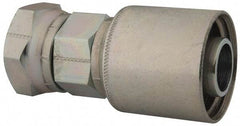 Eaton - 1 - 5/8-12 SAE Straight Hydraulic Hose Fitting - 1 1/4" Hose Diam - Exact Industrial Supply