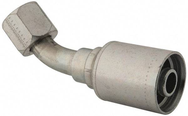 Eaton - 1 - 1/16-12 Thread Hydraulic Hose Elbow - 3/4" Hose Diam - Exact Industrial Supply