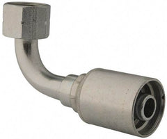 Eaton - 1 - 3/16-12 Thread Hydraulic Hose Elbow - 3/4" Hose Diam - Exact Industrial Supply