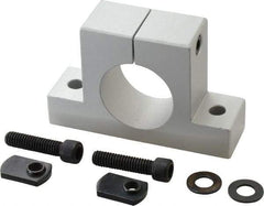 80/20 Inc. - 3-7/8 Inch Wide x 2-1/2 Inch High x 1-1/8 Inch Deep Single Horizontal Base - 1.505 Inch Hole x 0.328 Inch Bolt Hole Diameter - Exact Industrial Supply