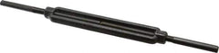 Made in USA - 1,200 Lb Load Limit, 3/8" Thread Diam, 6" Take Up, Steel Stub & Stub Turnbuckle - 7-1/4" Body Length, 7/16" Neck Length, 13" Closed Length - Exact Industrial Supply