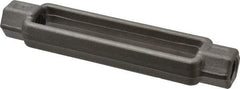 Made in USA - 7,200 Lb Load Limit, 7/8" Thread Diam, 6" Take Up, Steel Turnbuckle Body Turnbuckle - 8-3/8" Body Length, 1-3/16" Neck Length, 17" Closed Length - Exact Industrial Supply
