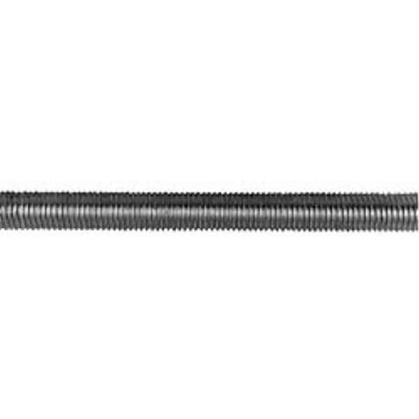 Made in USA - 5/16-18 x 12' Stainless Steel Threaded Rod - Exact Industrial Supply