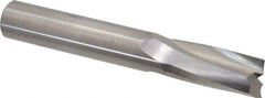 Onsrud - 1/2" Cutting Diam x 1-1/8" Length of Cut, 2 Flute, Upcut Spiral Router Bit - Uncoated, Right Hand Cut, Solid Carbide, 3-1/2" OAL x 1/2" Shank Diam, Double Edge, 11° Helix Angle - Exact Industrial Supply