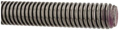 Keystone Threaded Products - 1-1/2-4 Acme, 6' Long, Low Carbon Steel General Purpose Acme Threaded Rod - Oil Finish Finish, Right Hand Thread, 2G Fit - Exact Industrial Supply