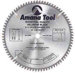 Amana Tool - 8" Diam, 5/8" Arbor Hole Diam, 64 Tooth Wet & Dry Cut Saw Blade - Carbide-Tipped, Crosscut & Cutoff Action, Standard Round Arbor - Exact Industrial Supply